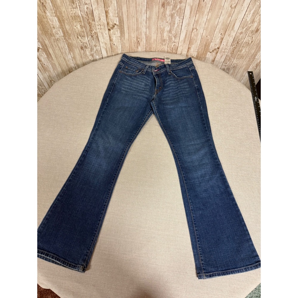 Y2K Levis 518 Superlow Bootcut Jeans 9M Med Wash Low Rise Denim 00518-0286